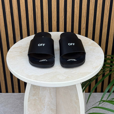 Off-White Sliders | SIZE 6 | Pre-Owned