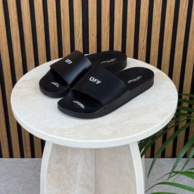 Off-White Sliders | SIZE 6 | Pre-Owned