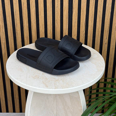 Dolce & Gabbana Logo Sliders | SIZE 7 | Pre-Owned