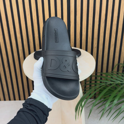 Dolce & Gabbana Logo Sliders | SIZE 7 | Pre-Owned